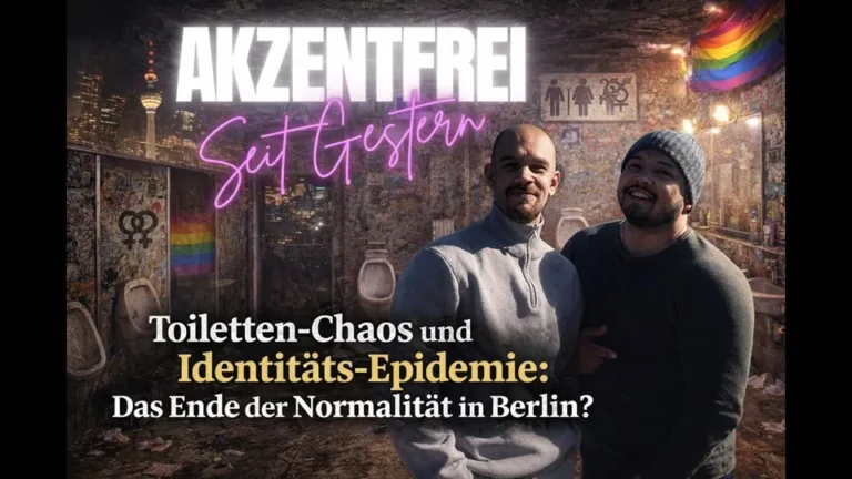 Folge 12: Toiletten-Chaos und Identitäts-Epidemie: Das Ende der Normalität in Berlin? – Akzentfrei Seit Gestern