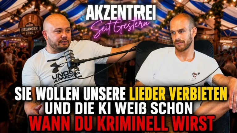 Folge 33: Sie wollen unsere Lieder verbieten und die KI weiß schon wann du kriminell wirst – Akzentfrei Seit Gestern