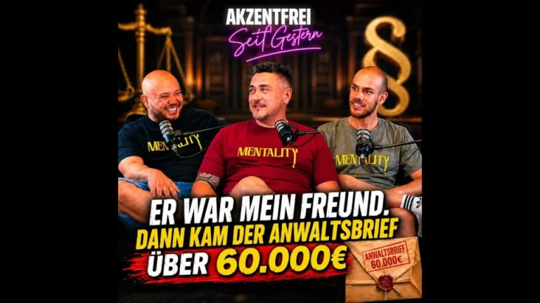 Folge 34: Er war mein Freund. Dann kam der Anwaltsbrief über 60.000€ – Akzentfrei Seit Gestern