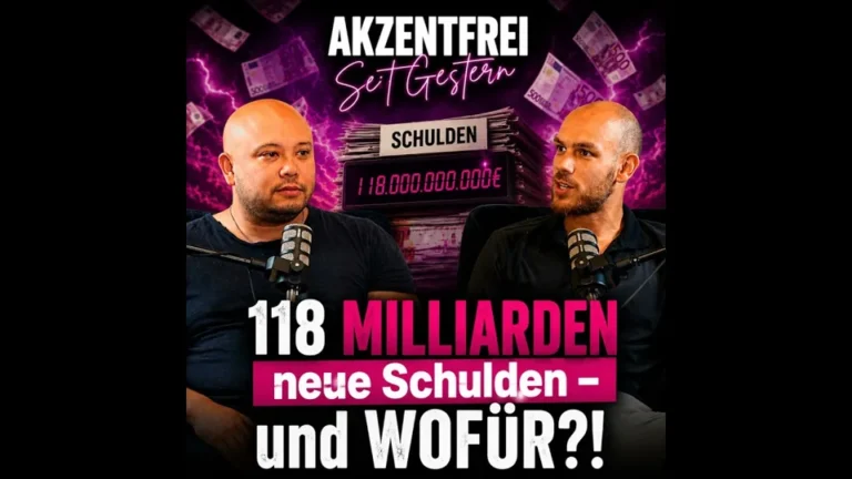 Folge 43: 118 MILLIARDEN neue Schulden und WOFÜR?! – Akzentfrei Seit Gestern