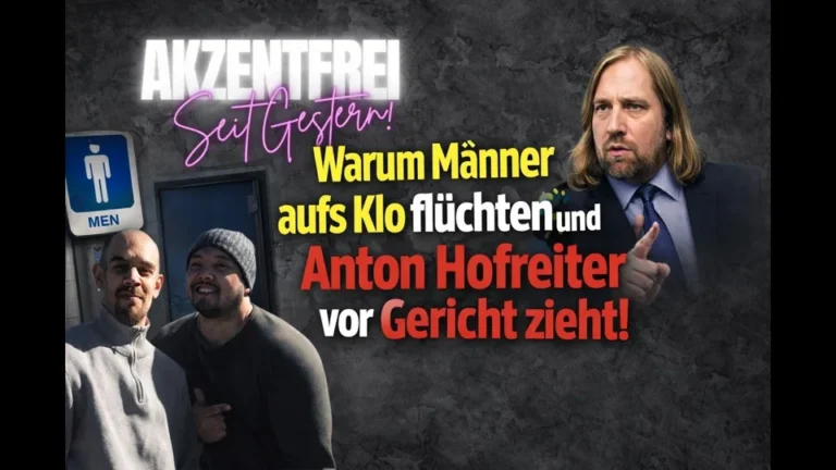 Folge 9: Warum Männer aufs Klo flüchten und Anton Hofreiter vor Gericht zieht!“ – Akzentfrei Seit Gestern